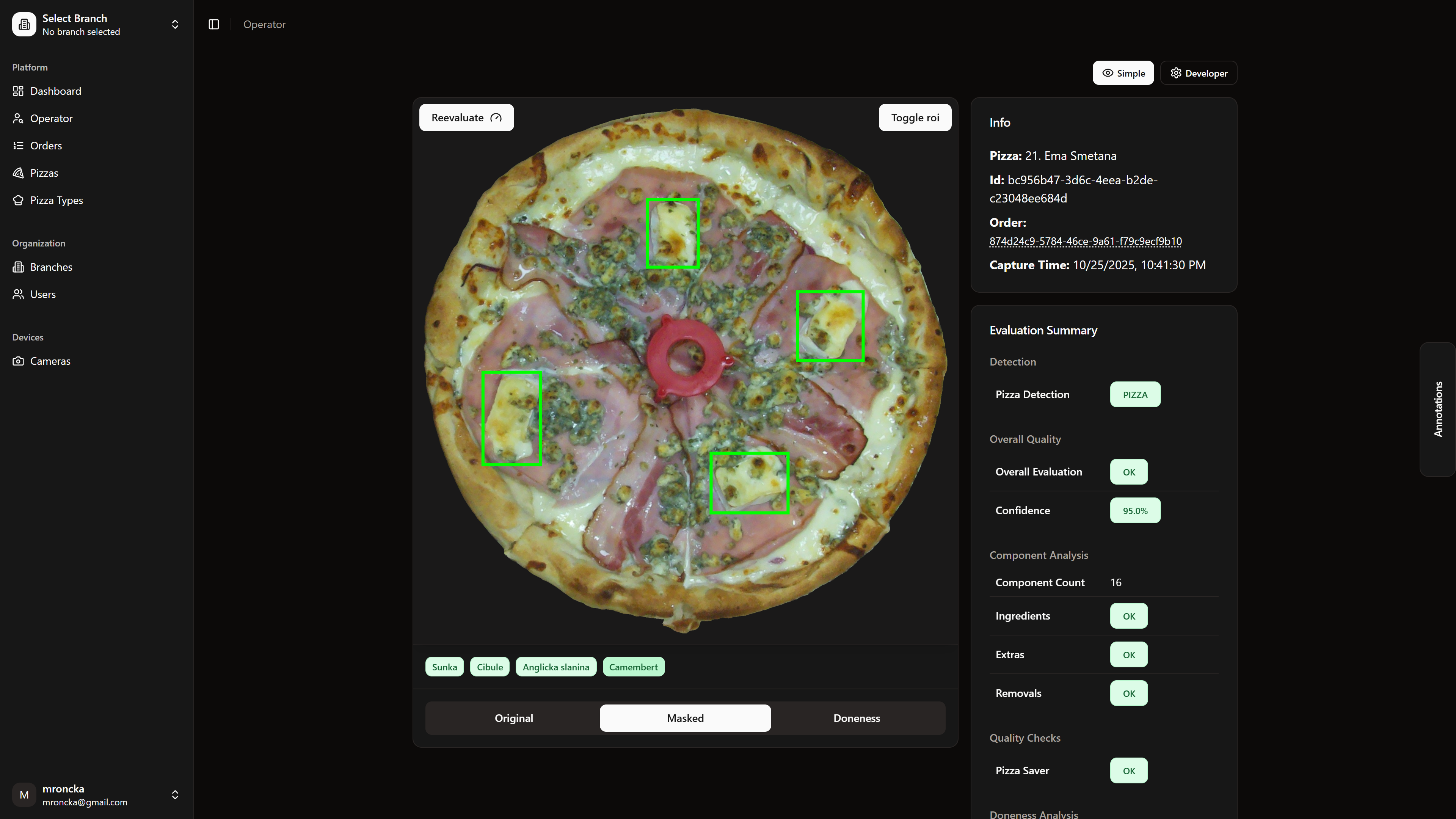 Vosíme Pizza Checker screenshot 2